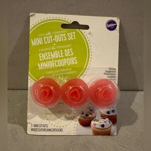 Wilton Pink Fondant Mini Cut-Outs Set